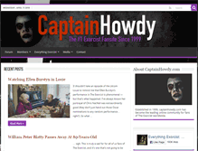 Tablet Screenshot of captainhowdy.com